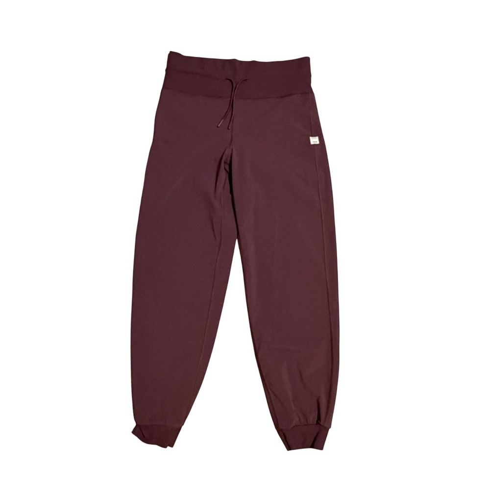 Vuori Daily Jogger Mahogany Dark Plum Activewear Pants Athleisure sz S so soft